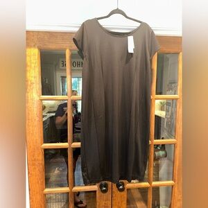 NWT Lane‎ Bryant Size 18 Elegant Black Shift Dress